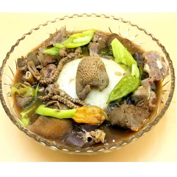 Fufu With Goat Meat